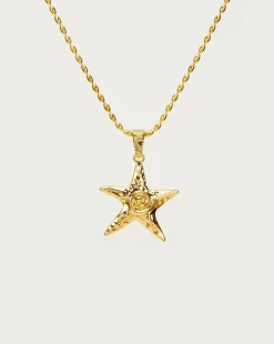 Collier Étoile de Mer En Or