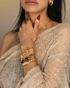 Ensemble Bracelet Et bague Athena En or