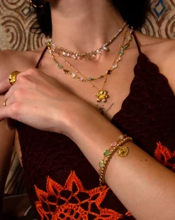 Ensemble Collier Et Bracelet en Pierre Fantaisie fantaisiste