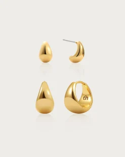 Ensemble de Boucles d'Oreilles Goutte d'Eau