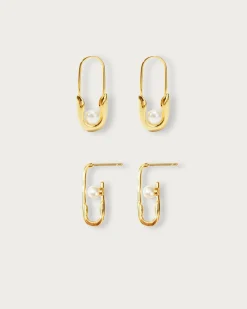 Ensemble de Boucles d'Oreilles Épingle À Nourrice