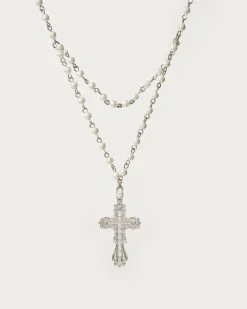 Everette Collier Croix En Or