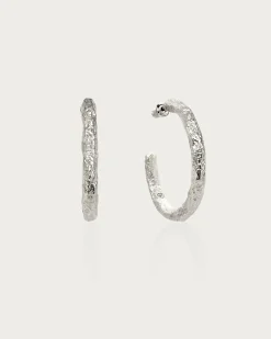 Grandes Boucles D'oreilles Créoles jenny En argent