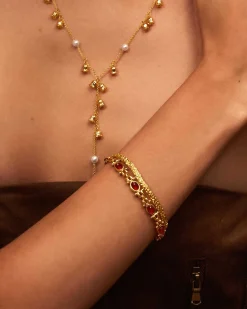 Le Trésor de Tess Carnelian Ensemble de Bracelets