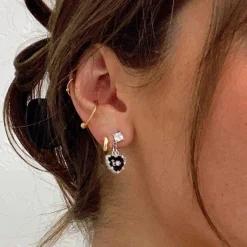 Mira Boucles d'Oreilles En Argent