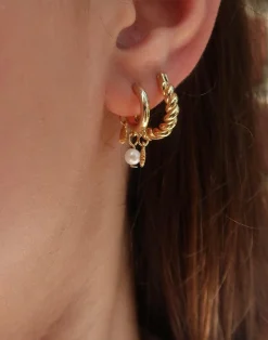 Mucho Twirl Huggie Boucles d'Oreilles