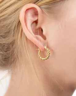 Mucho Twirl Huggie Boucles d'Oreilles
