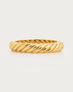 Or Bracelet Tressé Chunky