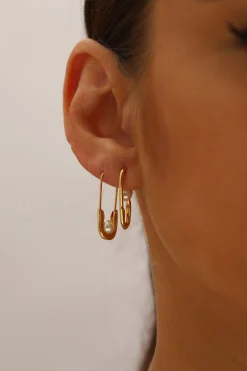 Petites Boucles d'Oreilles À Épingle À Nourrice