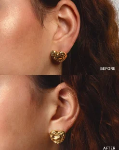 Releveurs De Boucles D'oreilles en forme de cœur